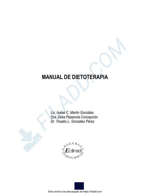 manual dietoterapia