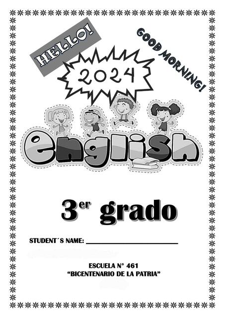 3er grado inglés esc 461