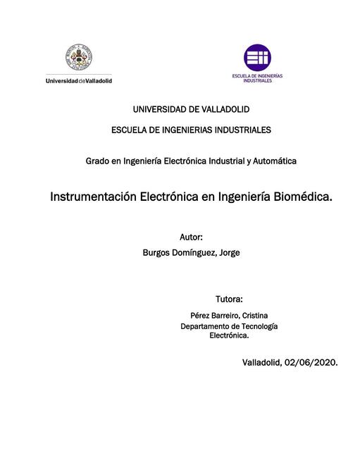 Instrumentacion electronica en ingenieria biomedica