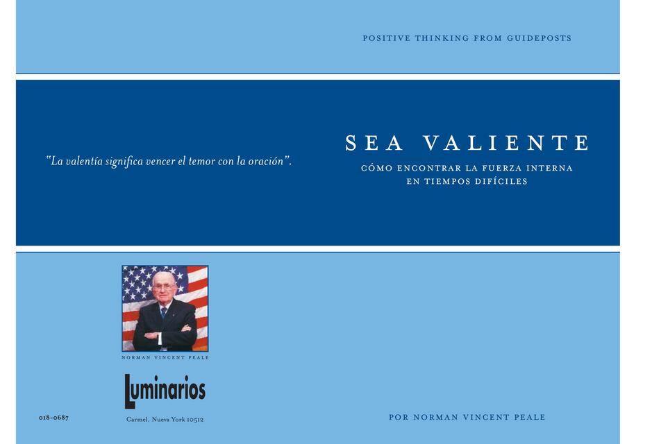 Norman Vincent Peale Sea Valiente