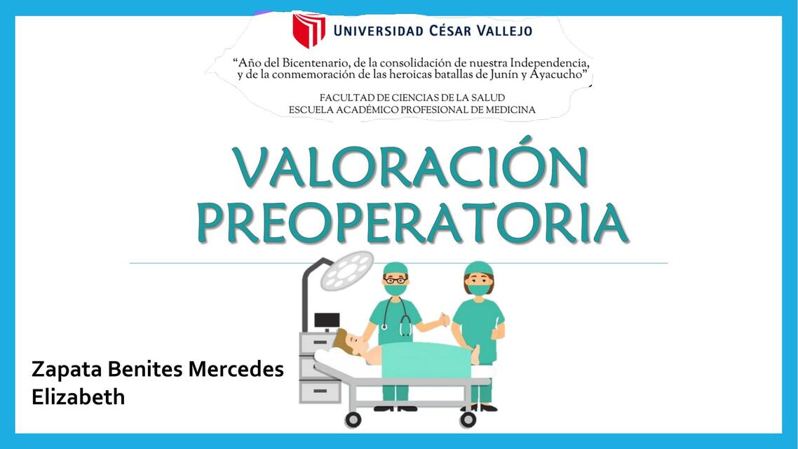 VALORACION PREOPERATORIA MEZB