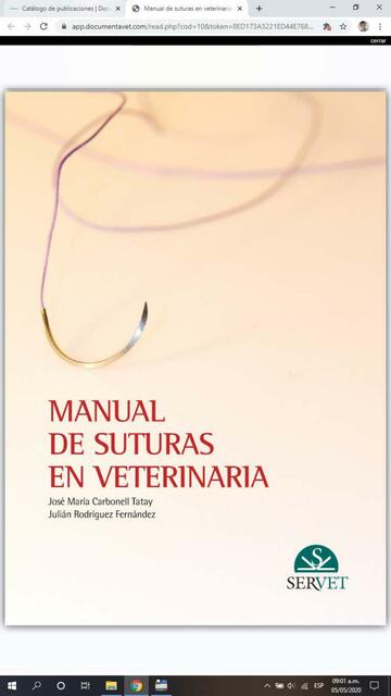 Manual de suturas en veterinaria