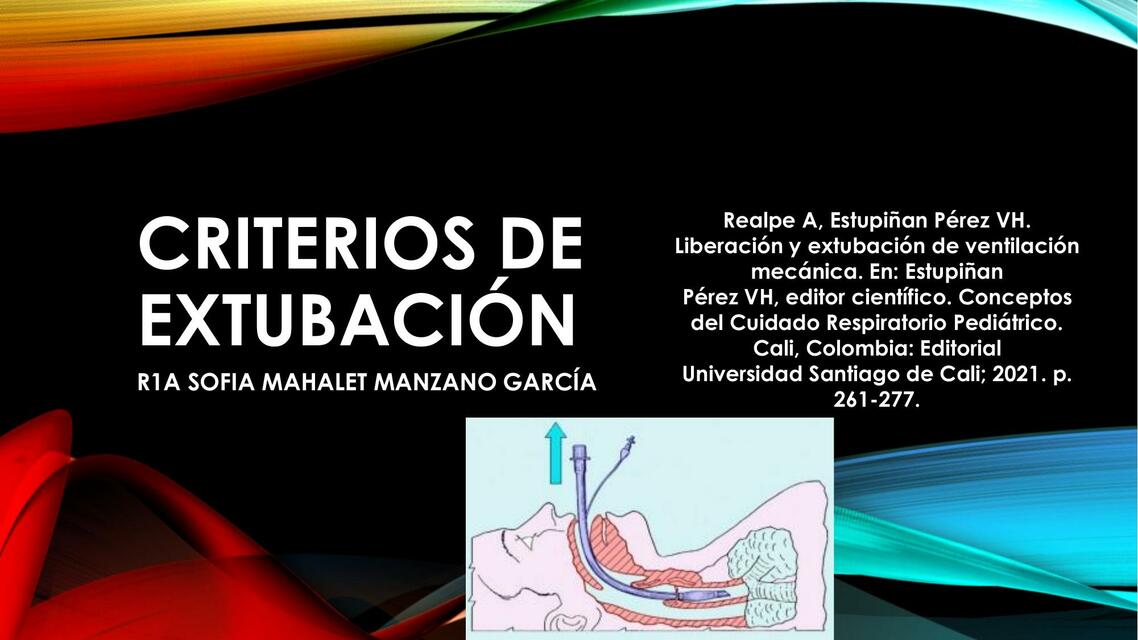 Criterios de extubación