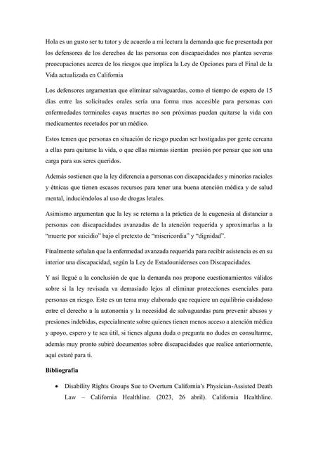 Grupos de derechos de las personas con discapacida