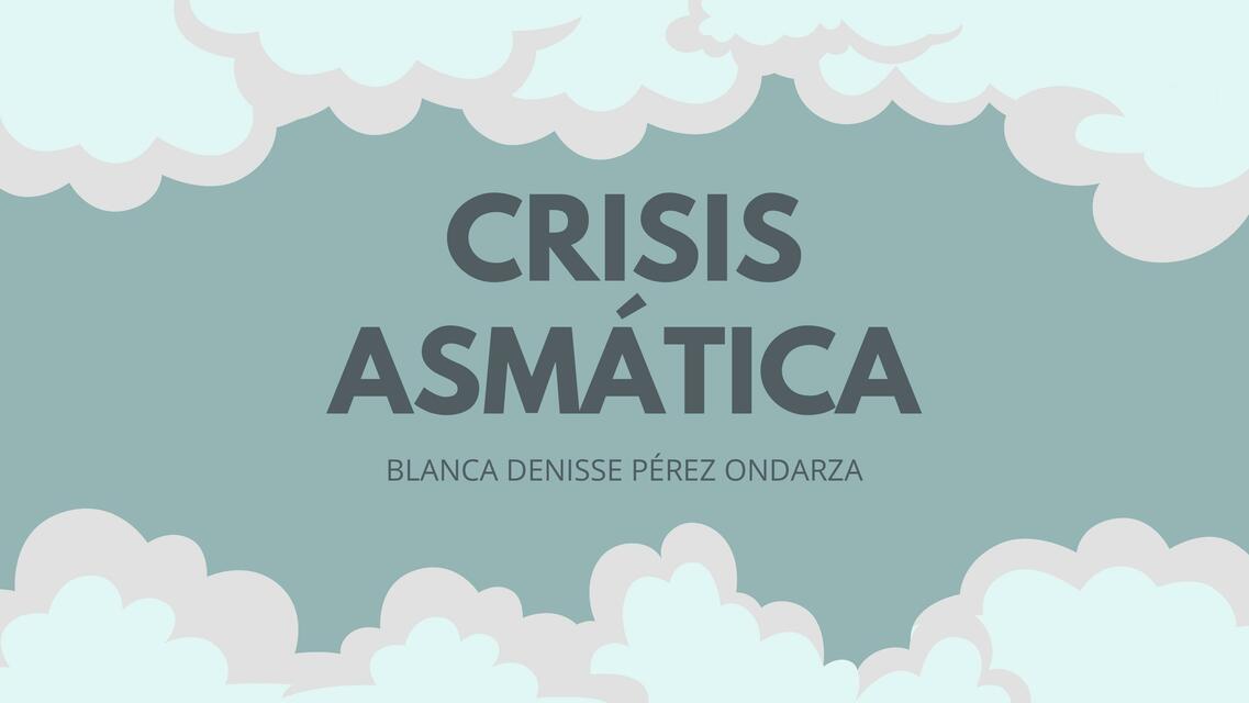 Crisis Asmatica