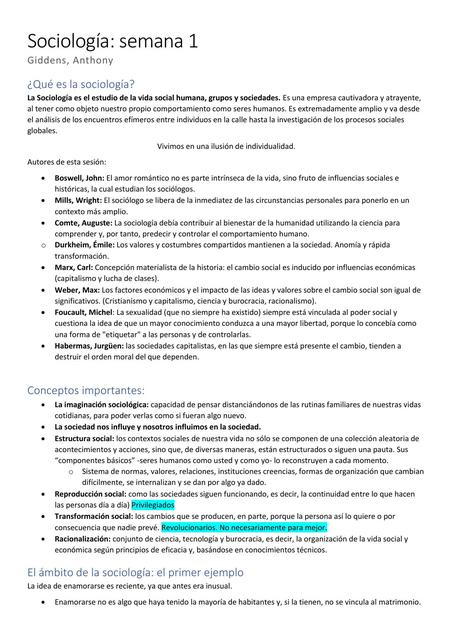 SOCIOLOGÍA RESUMEN PARA PC1 - UPC