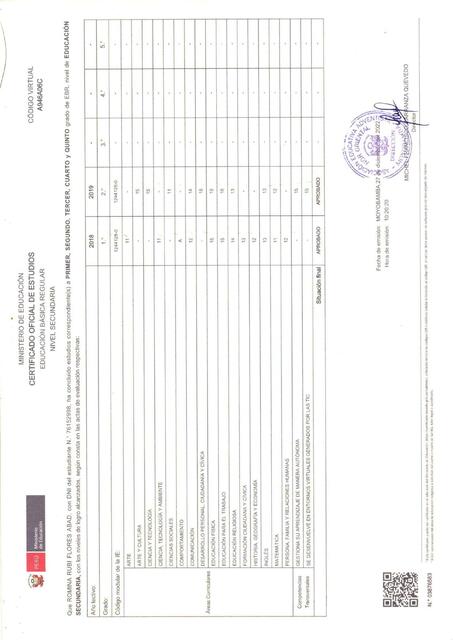 certificado estudios romina rubi pdf