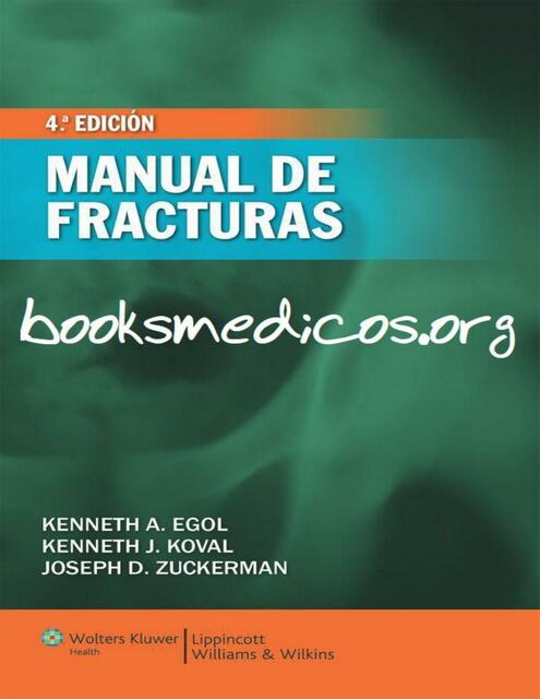 Manual de Fracturas 4a Edicion