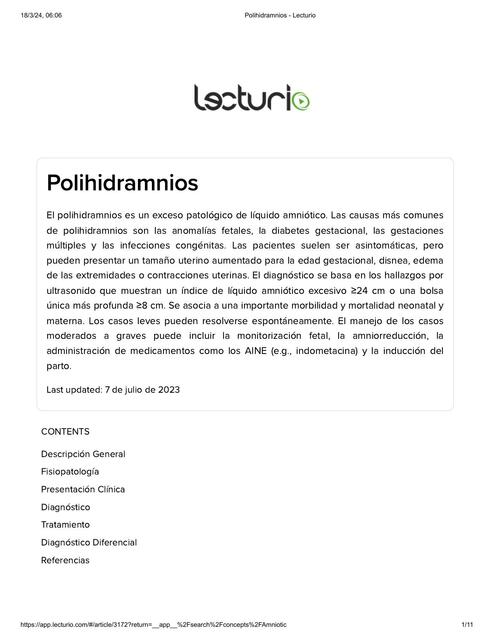 Polihidramnios