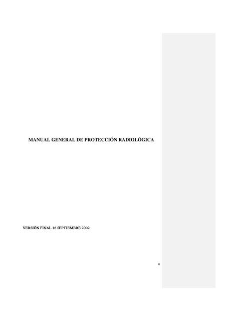 manual general proteccion radiologica medio hospit