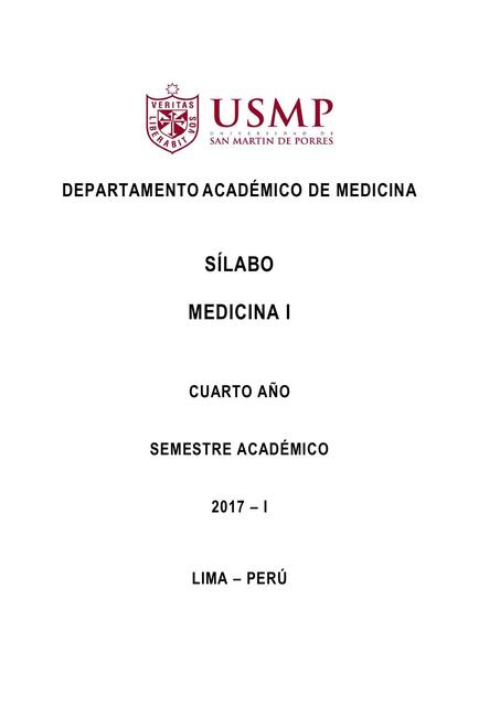 Silabo de Medicina i