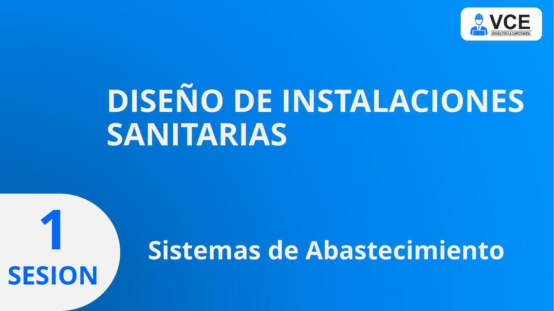 1 0 Sesion Curso de diseño de instalaciones sanita