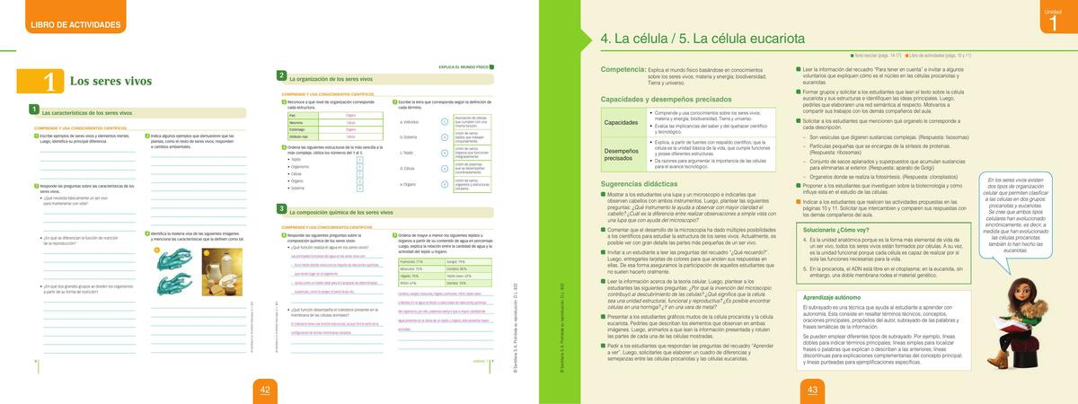 Actividad 01 Las características de los seres vivo