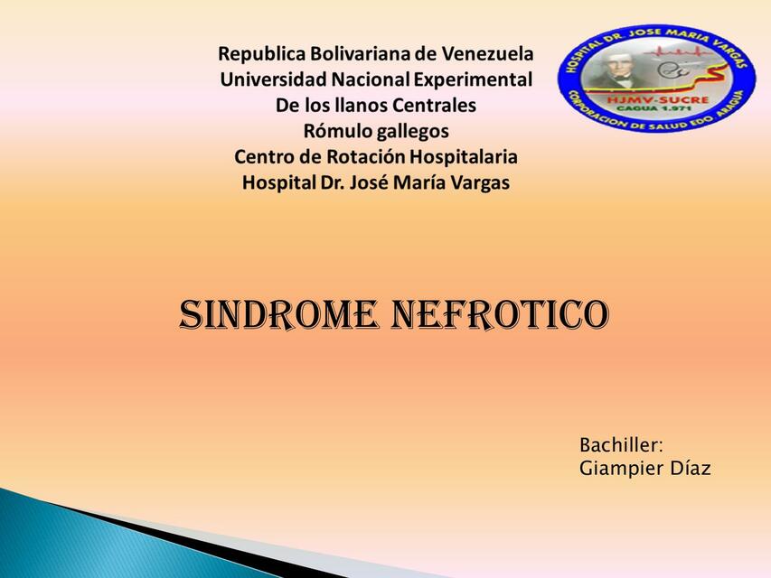 tema nefrologia sindrome nefrotico