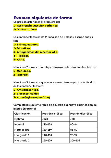 Examen de farma