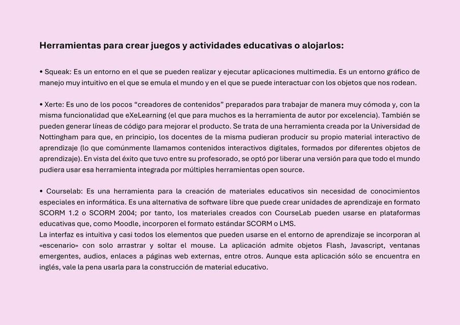 Flashcards de Crear juegos y actividades | Por developer.ishtar | uDocz