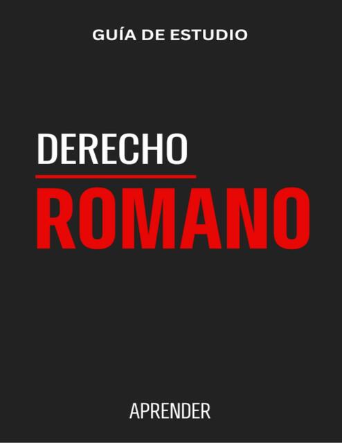 Derecho romano 