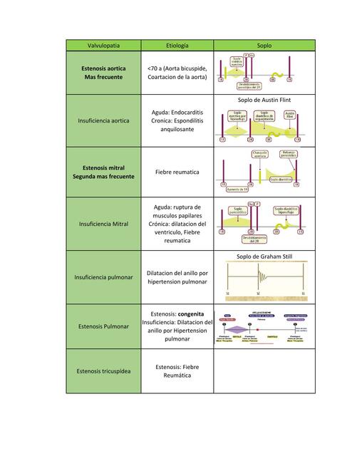 Valvulopatías