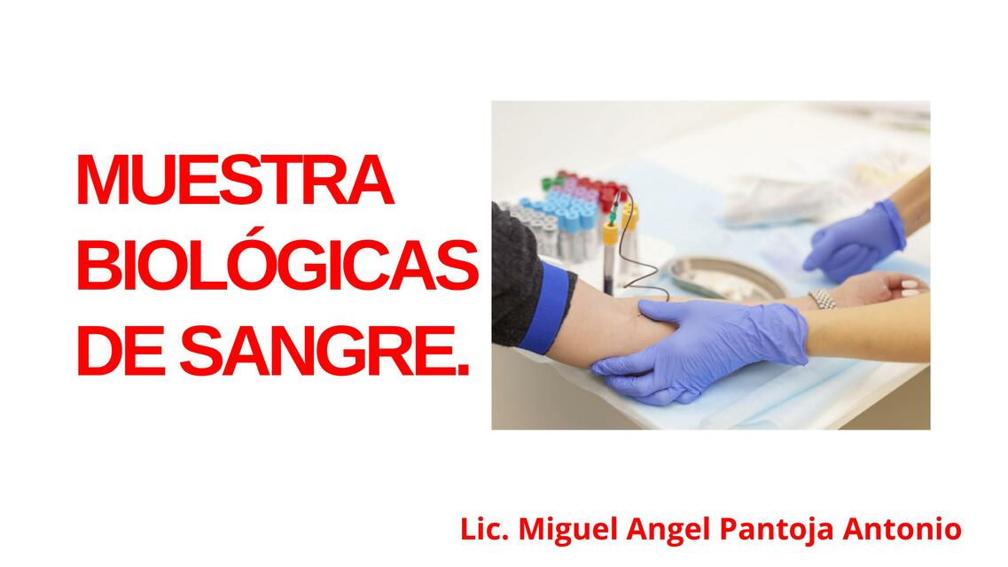 MUESTRAS SANGRE