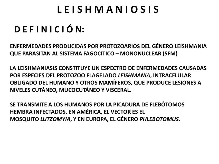 LEISHMANIOSIS 1