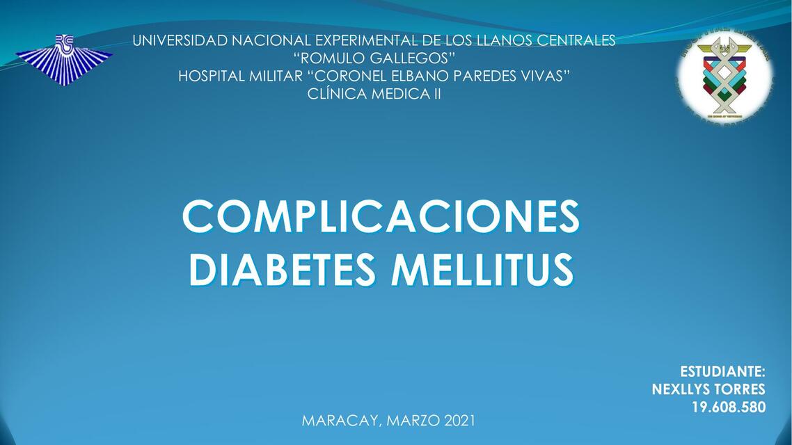 Complicaciones diabetes mellitus 