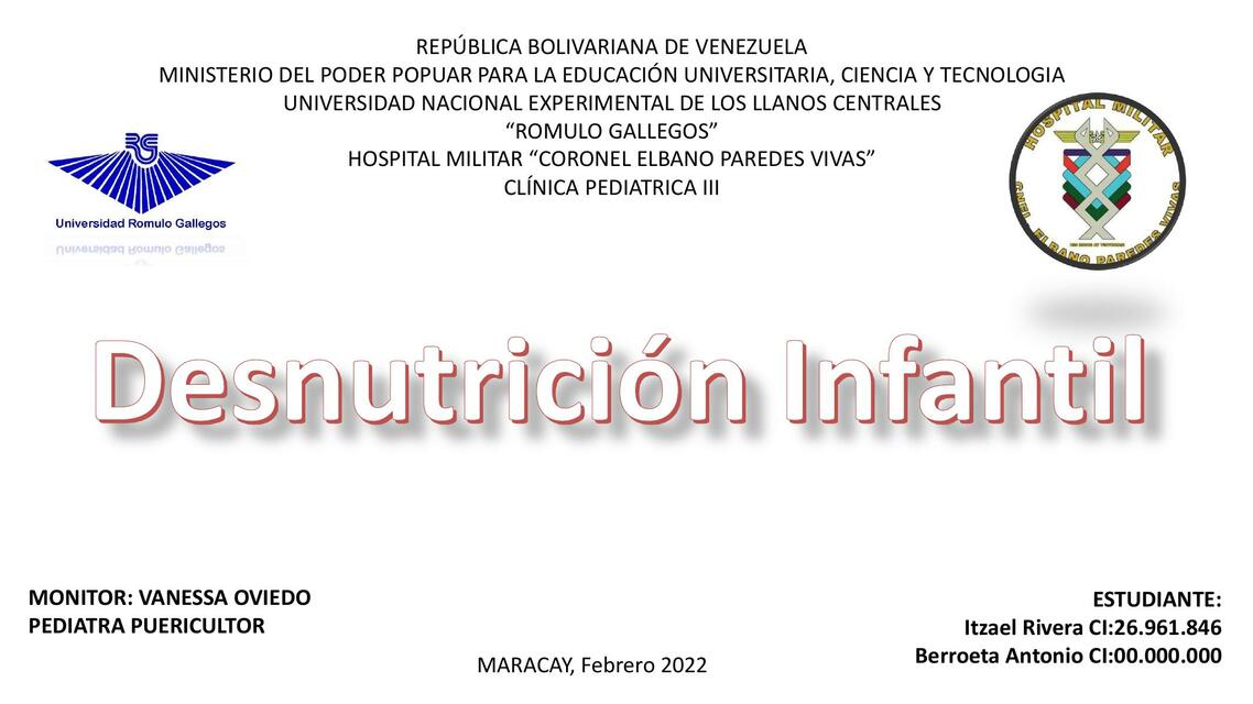 Desnutrición infantil