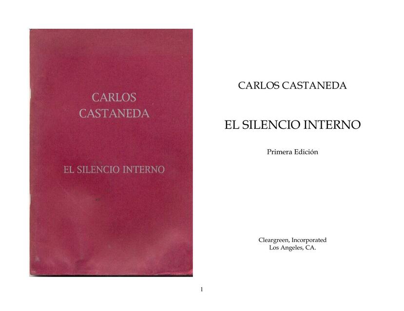 El silencio interno