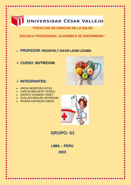 FACULTAD DE CIENCIAS DE LA SALUD