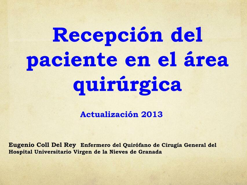 recepcindelpacienterevisin 1