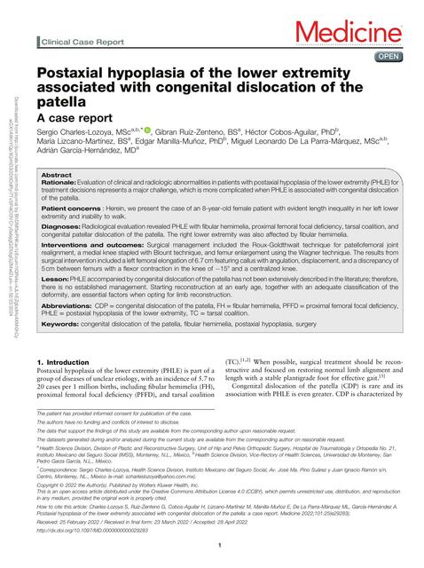 postaxial hypoplasia of the lower extremity 14