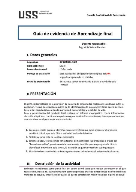 Guía de evidencia de aprendizaje final 