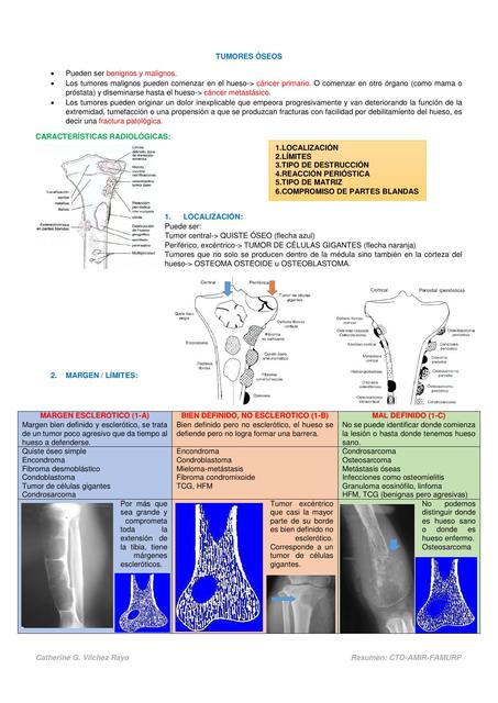 TUMORES ÓSEOS BENIGNOS