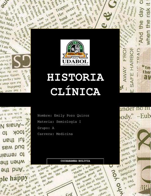 HISTORIA CLÍNICA (estructura rápida)