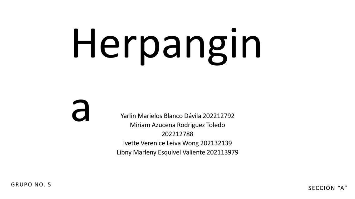 Herpangina