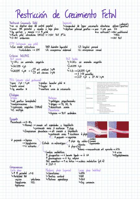 Restricción Crecimiento Fetal