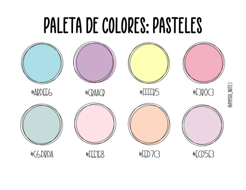 Colores pasteles #1