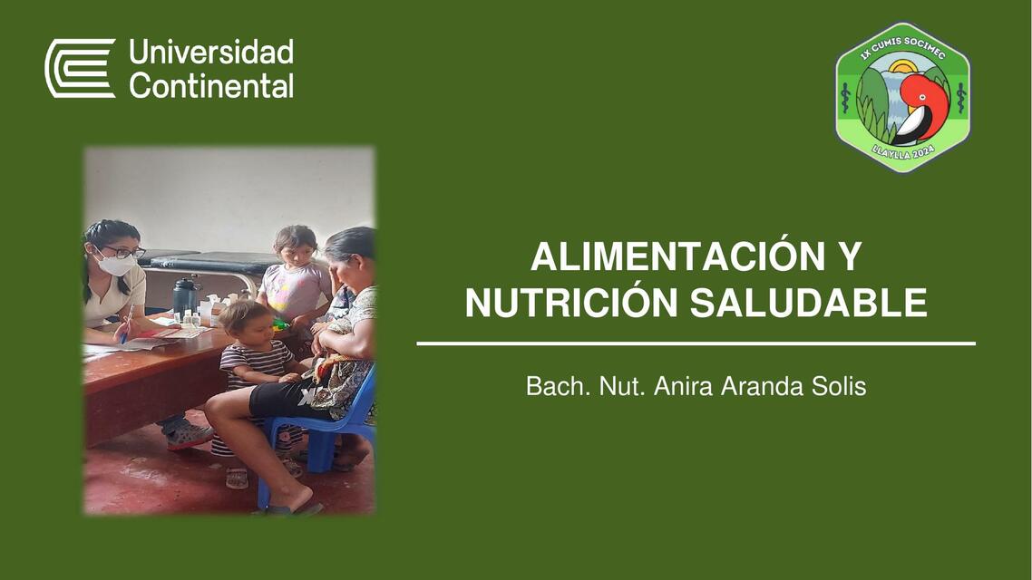 ALIMENTACIÓN SALUDABLE