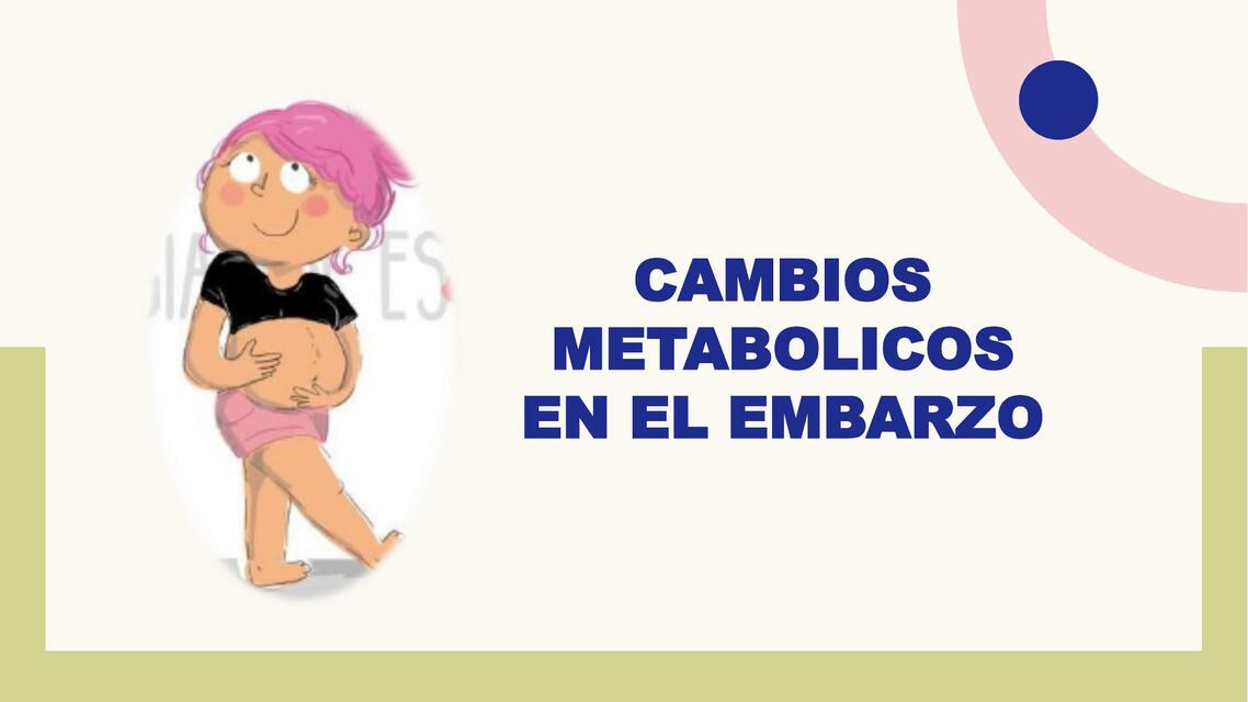 Cambios EN EL EMBARZO