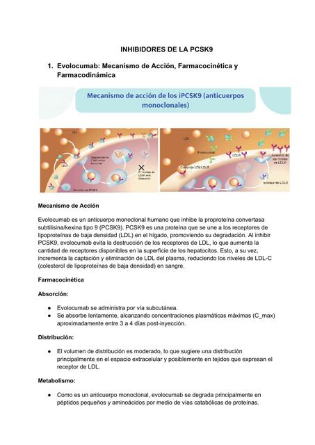 INHIBIDORES DE LA PCSK9