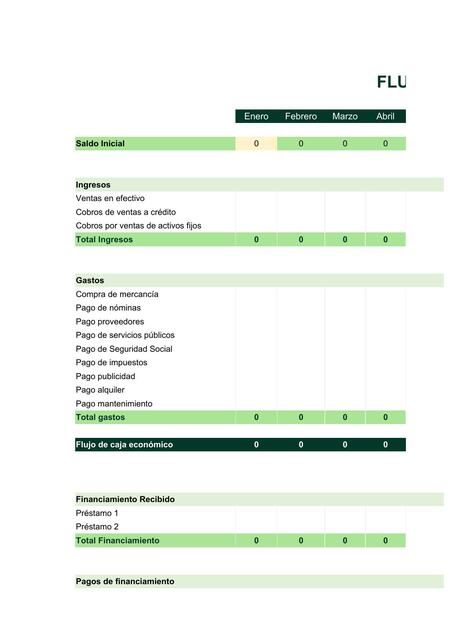 plantilla flujo de caja excel 1