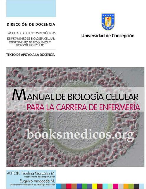 Manual de biologia celular para la carrera de enfe