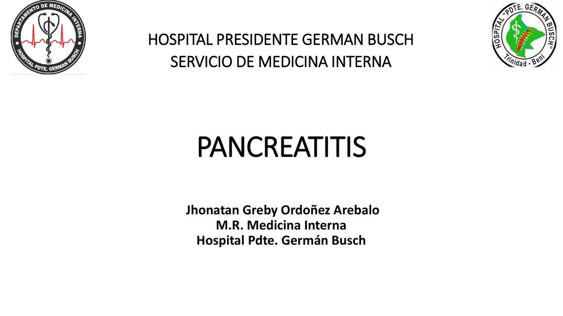 PANCREATITIS AGUDA SEVERA