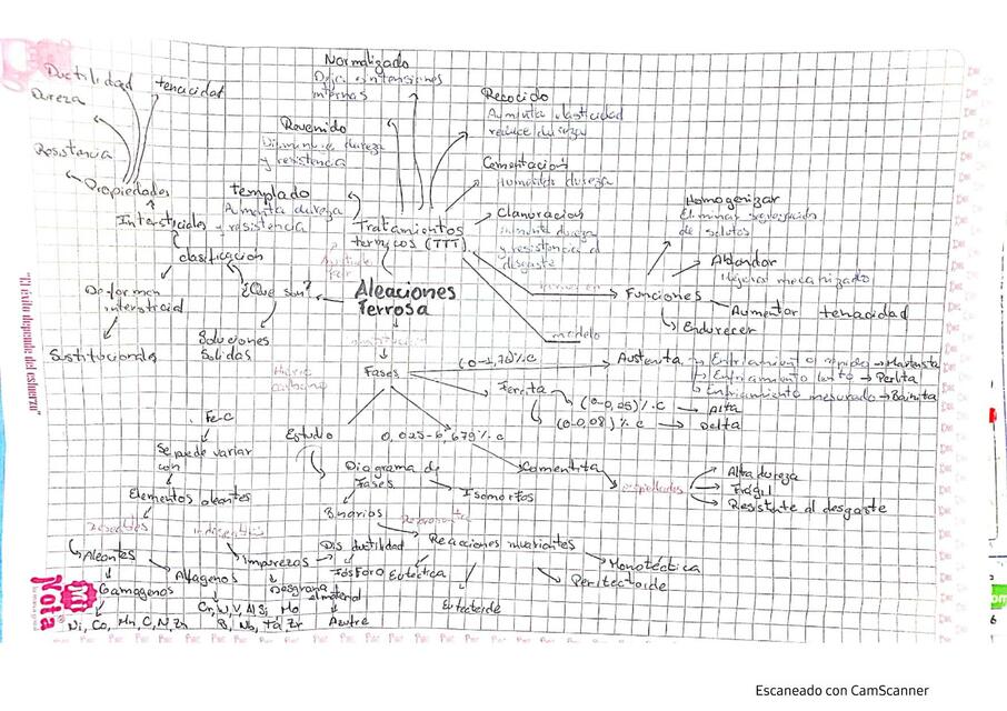 MAPAMENTAL ALEACIONES FERREAS