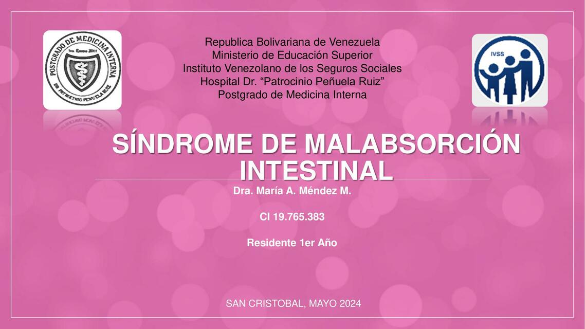 Síndrome de malabsorción