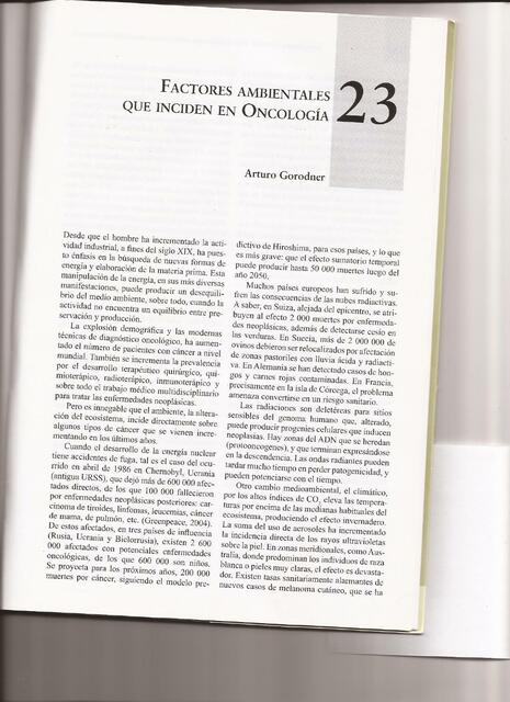 10 Cáncer y factores ambientales