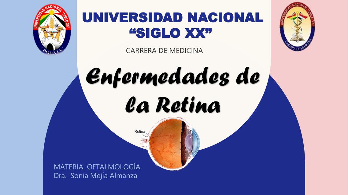 ENFERMEDADES DE LA RETINA