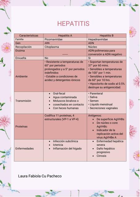 cuadro Hepatitis