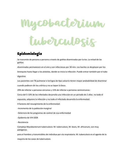 Mycobacterium