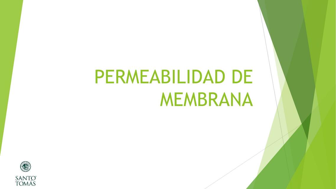 BC Clase 8 Permeabilidad de membrana