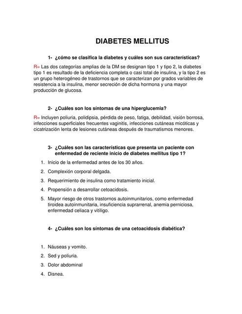 DIABETES MELLITUS